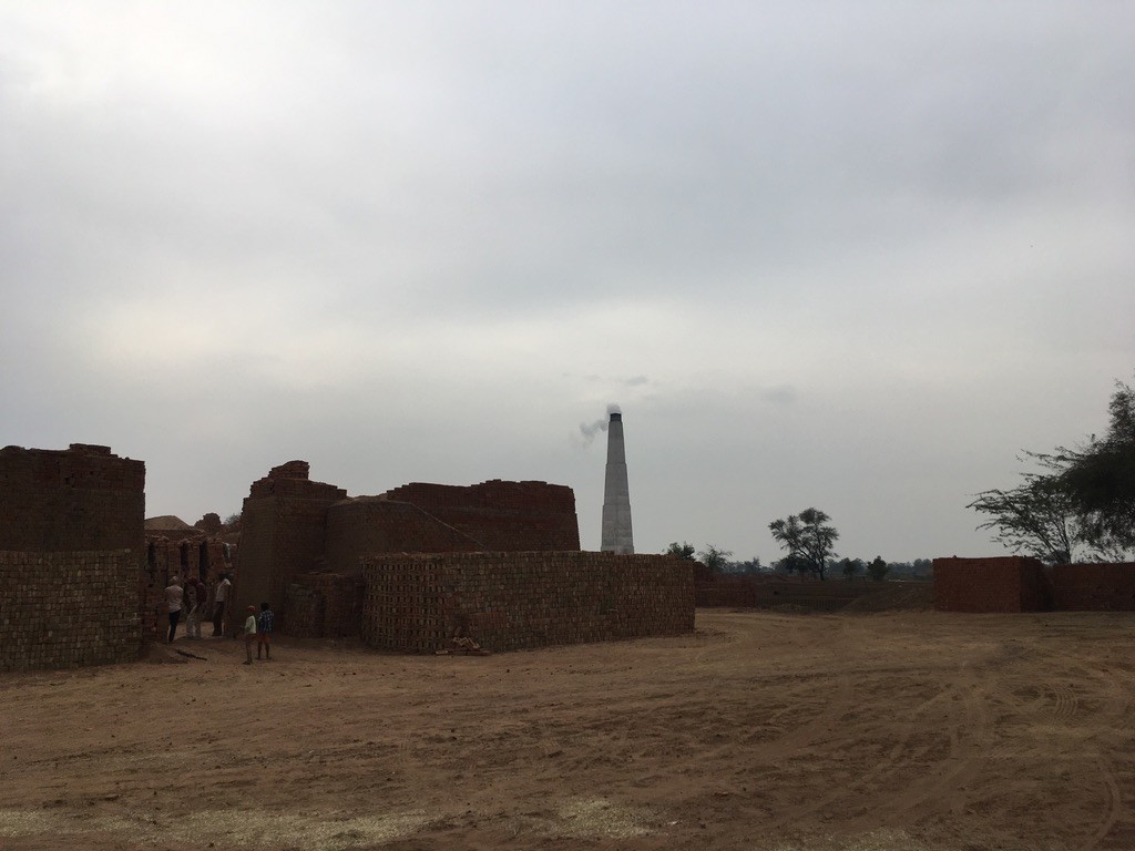 Brick kiln landscape
